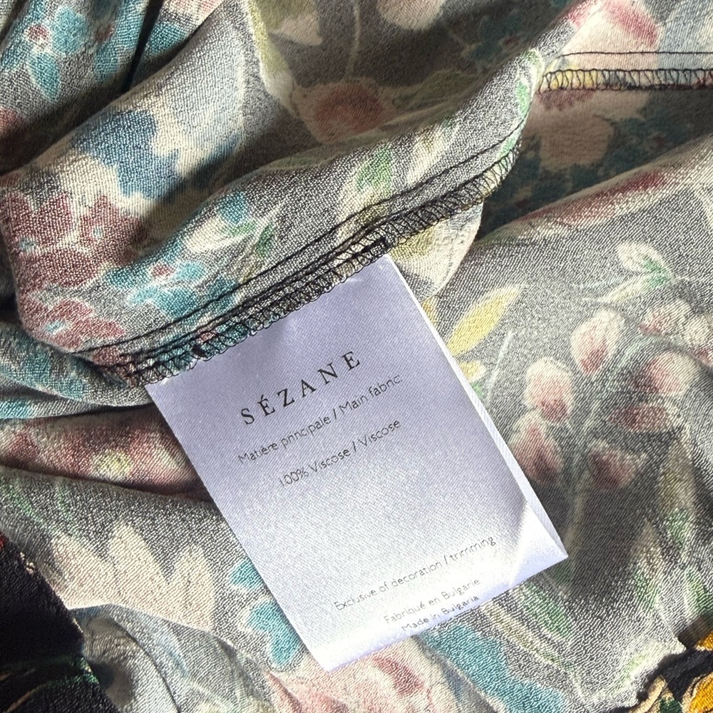 Sèzane NEW DAFNÉ BLOUSE in Birds Printed - Picture 3 of 8
